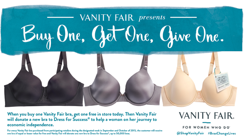 Vanity Fair Lingerie is Donating Bras for an AMAZING Cause!