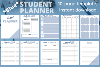 #BacktoSchool Student Planners Now Available for Only $5.00! Instant Download!