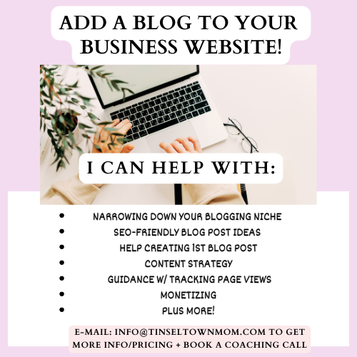 Add a Blog to Your Business Website! Schedule Blog Coaching for Assistance